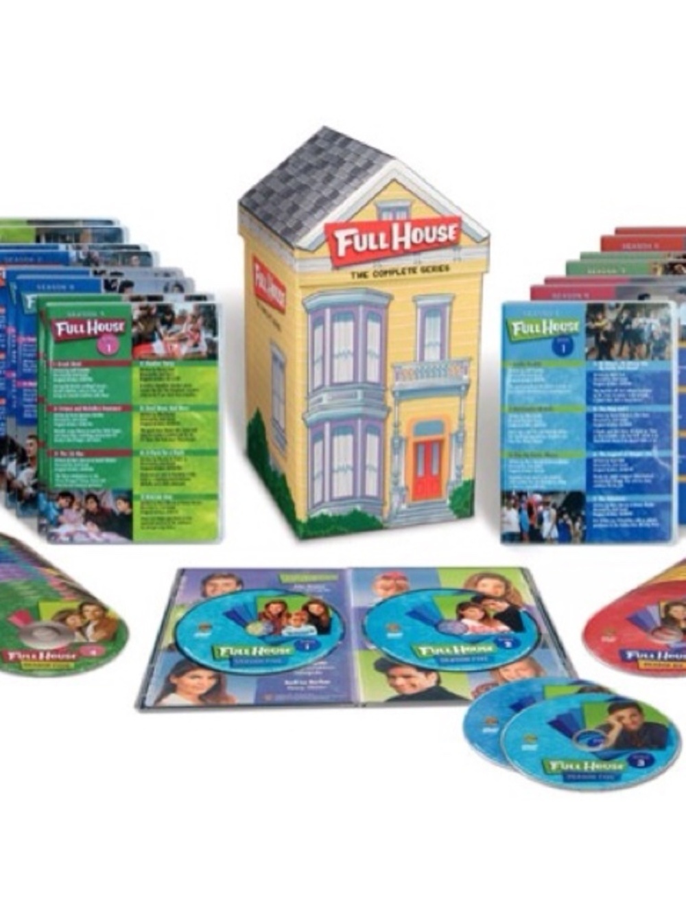 Full House Complete TV Series DVD Set In The Iconic House Packaging - RARE